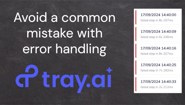 How to set up effective global error handling in Tray.ai